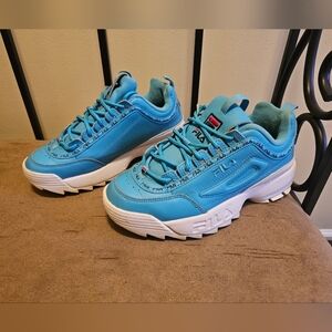 Fila Disruptor Blue Chunky Sneakers